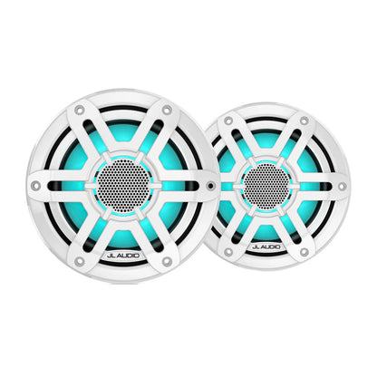 JL Audio M200 Marine Speakers 6.5" LED w/White Sport Grille