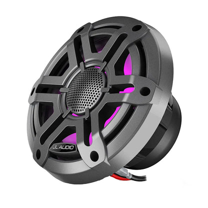 JL Audio M200 Marine Speakers 6.5" LED w/Grey Sport Grille