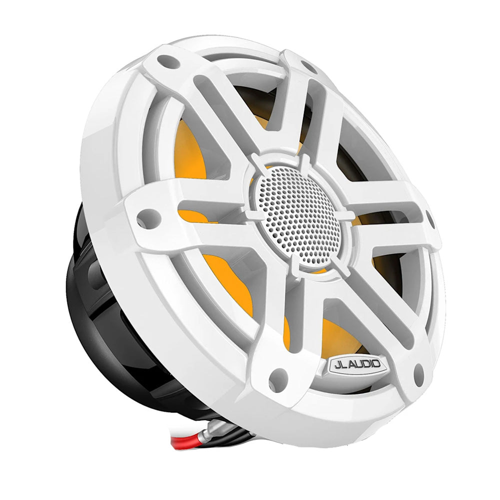 JL Audio M200 Marine Speakers 7.7" w/LED  White Sport Grille