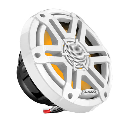 JL Audio M200 Marine Speakers 7.7" w/LED  White Sport Grille