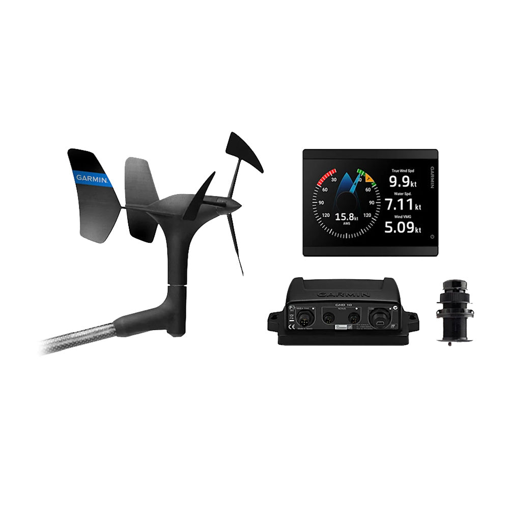 Garmin GMI 40 Wired Sail Pack - 52mm - GMI 40 Marine Instrument; gWind Wired  DST820 Transducers