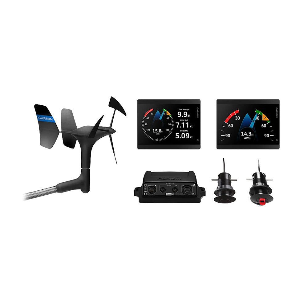 Garmin GMI 40 Wired Sail Pack  43mm - 2 GMI 40 Marine Instruments, gWind Wired  GDT 43/GST 43 Transducers