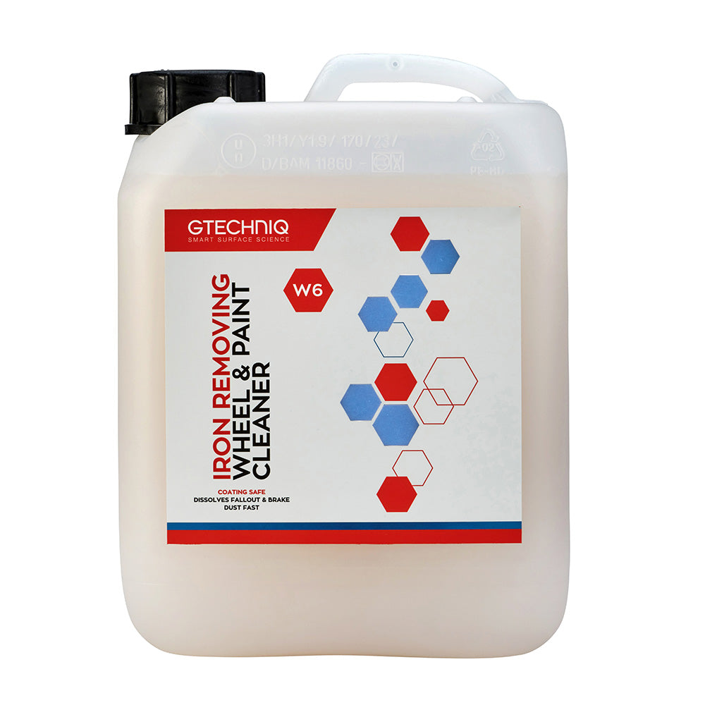 Gtechniq Auto W6 Iron Removing Wheel  Paint Cleaner - 5 Liter