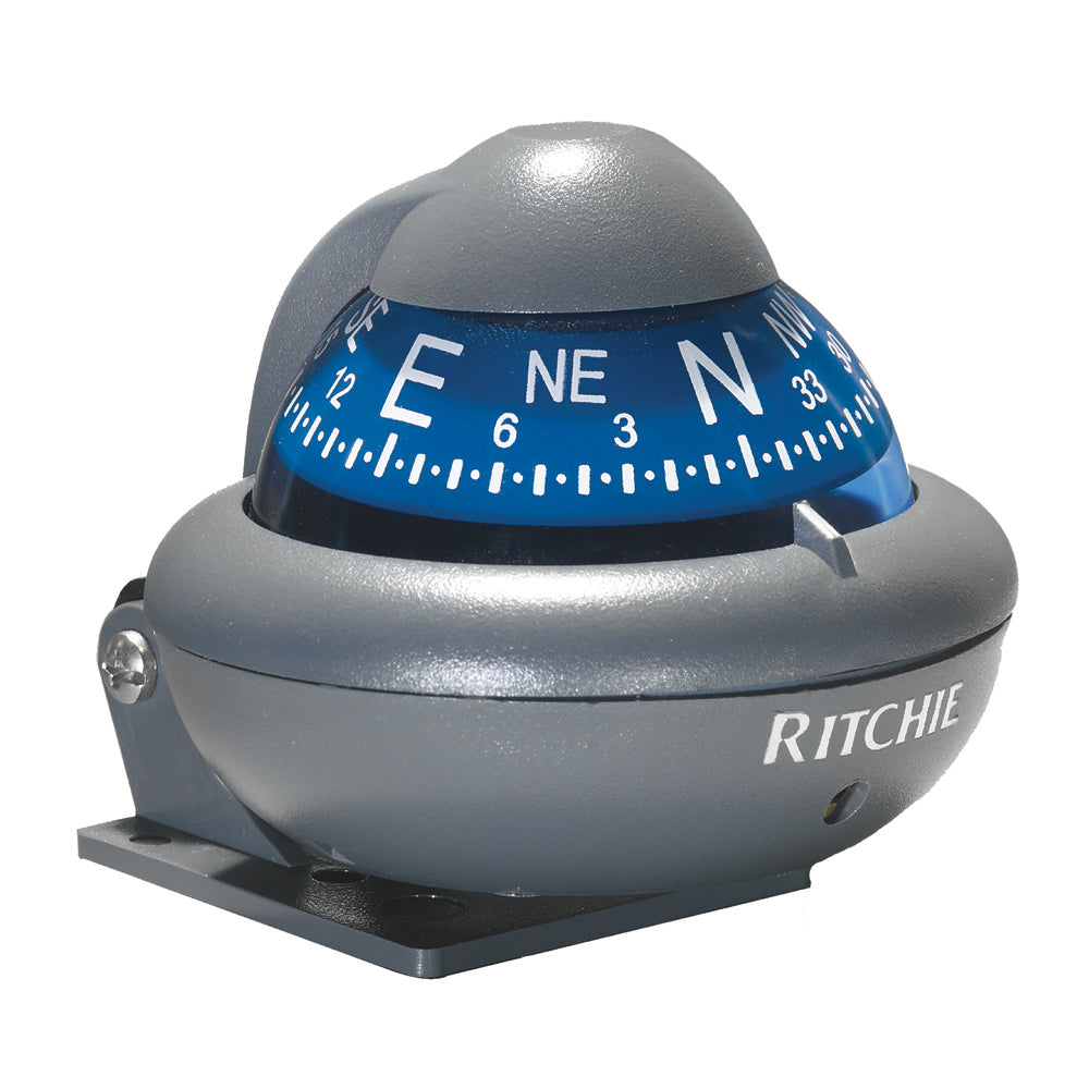 Ritchie X-10-A RitchieSport Automotive Compass - Bracket Mount - Gray [X-10-A] | Compasses - Magnetic by Ritchie 