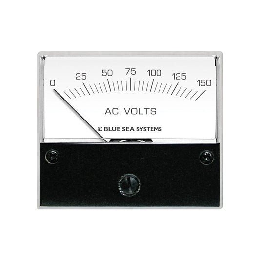 Blue Sea 9353 AC Analog Voltmeter 0-150V AC [9353] | Meters & Monitoring by Blue Sea Systems 
