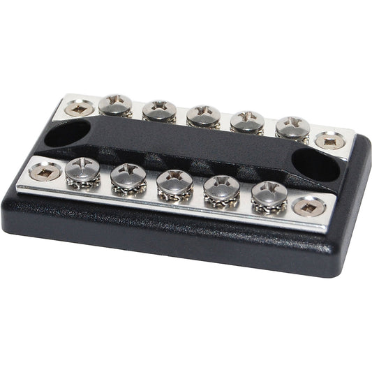 Blue Sea 2701 DualBus 100 Ampere Common BusBars 5 x 8-32 Screw Terminal [2701] | Busbars, Connectors & Insulators by Blue Sea Systems 