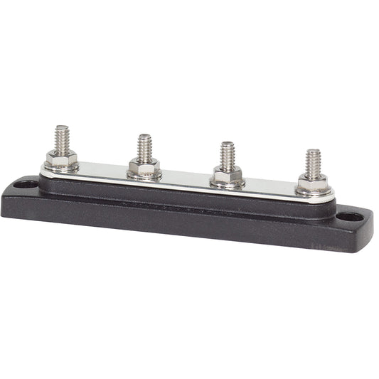 Blue Sea 2303 150AMP Common BusBar 4 x 1/4" Stud Terminal [2303] | Busbars, Connectors & Insulators by Blue Sea Systems 