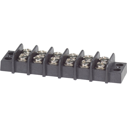 Blue Sea 2406 Terminal Block 20AMP - 6 Circuit [2406] | Busbars, Connectors & Insulators by Blue Sea Systems 