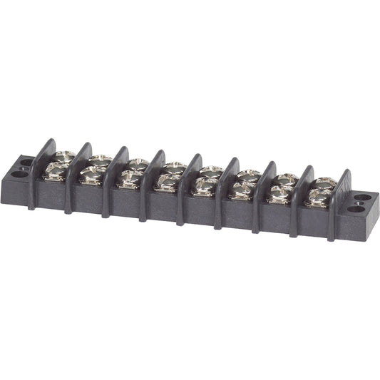 Blue Sea 2408 Terminal Block 20AMP - 8 Circuit [2408] | Busbars, Connectors & Insulators by Blue Sea Systems 