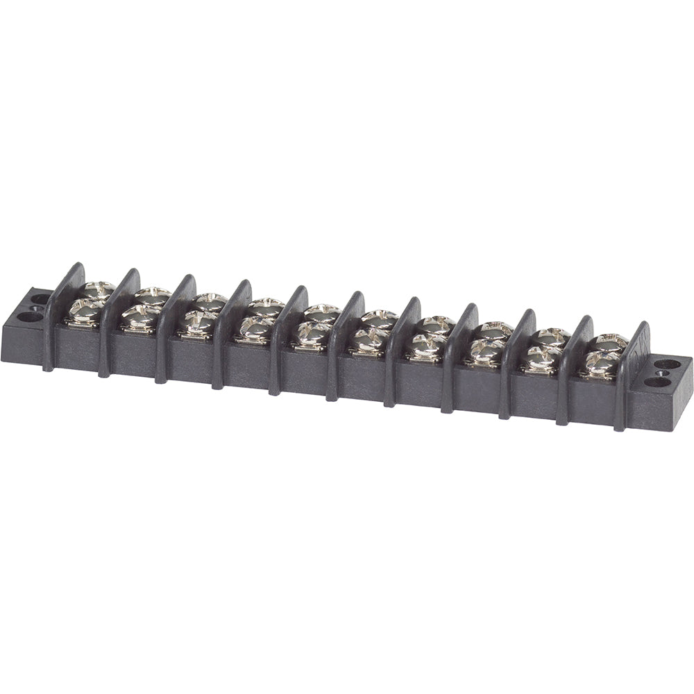 Blue Sea 2410 Terminal Block 20AMP - 10 Circuit [2410] | Busbars, Connectors & Insulators by Blue Sea Systems 