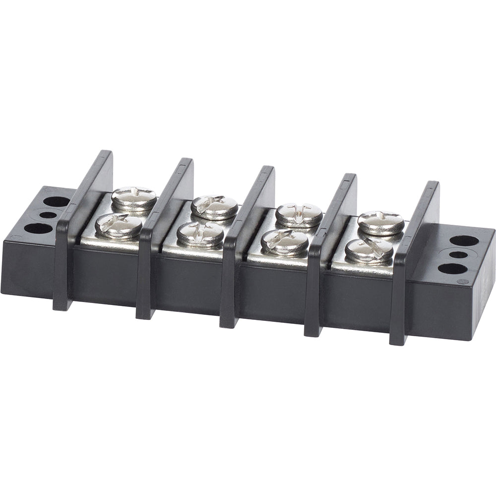 Blue Sea 2604 Terminal Block 65AMP - 4 Circuit [2604] | Busbars, Connectors & Insulators by Blue Sea Systems 