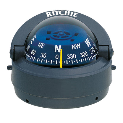 Ritchie S-53G Explorer Compass - Surface Mount - Gray [S-53G] | Compasses by Ritchie 