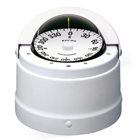 Ritchie DNW-200 Navigator Compass - Binnacle Mount - White [DNW-200] | Compasses by Ritchie 