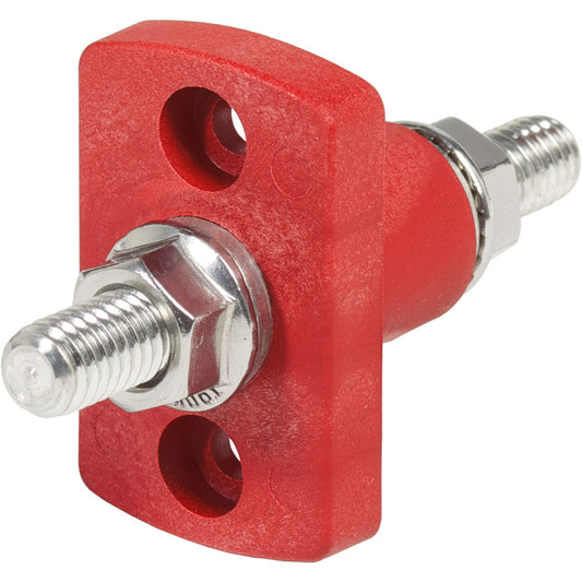 Blue Sea 2204 Red Terminal Feed Through Connector [2204] | Busbars, Connectors & Insulators by Blue Sea Systems 