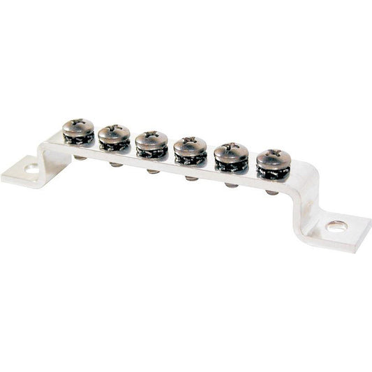 Blue Sea 2306 MiniBus 100AMP Common BusBar Grounding BusBar 6 x 8-32 Screw Terminal [2306] | Busbars, Connectors & Insulators by Blue Sea Systems 
