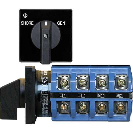 Blue Sea 6337 Switch, AC 120V AC 30A  OFF+2 Position [6337] | Switches & Accessories by Blue Sea Systems 