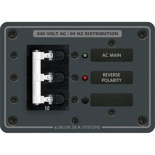 Blue Sea 7372 AC Main Only [7372] | Electrical Panels by Blue Sea Systems 
