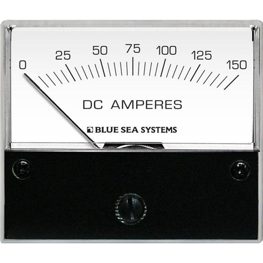 Blue Sea 8018 DC Analog Ammeter - 2-3/4" Face, 0-150 Amperes DC [8018] | Meters & Monitoring by Blue Sea Systems 