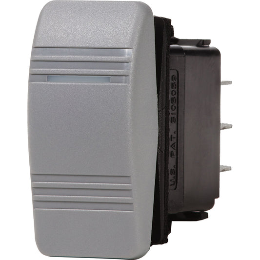Blue Sea 8218 Water Resistant Contura III Switch - Gray [8218] | Switches & Accessories by Blue Sea Systems 