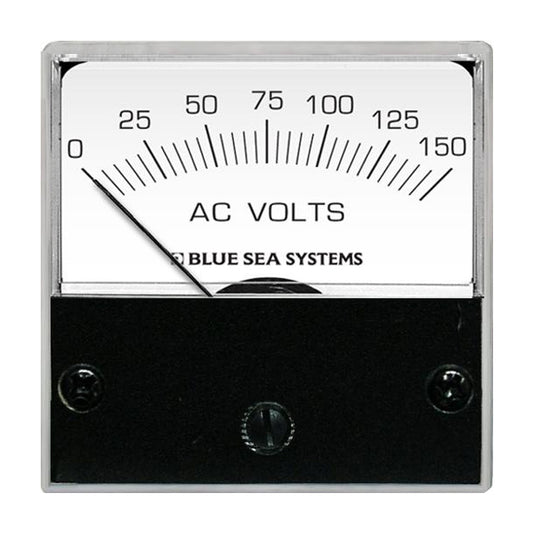 Blue Sea 8244 AC Analog Micro Voltmeter - 2" Face, 0-150 Volts AC [8244] | Meters & Monitoring by Blue Sea Systems 
