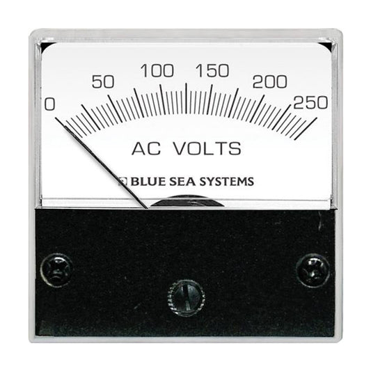 Blue Sea 8245 AC Analog Micro Voltmeter - 2" Face, 0-250 Volts AC [8245] | Meters & Monitoring by Blue Sea Systems 