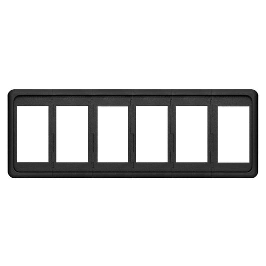 Blue Sea 8260 6 Position Contura Switch Mounting Panels [8260] | Switches & Accessories by Blue Sea Systems 