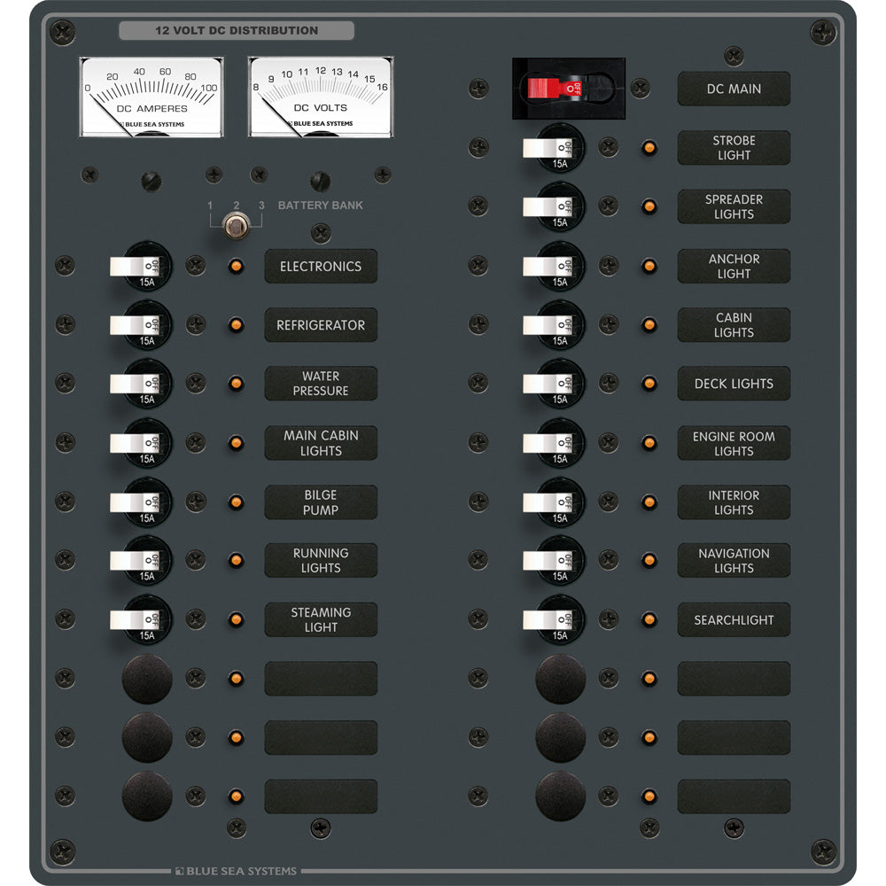 Blue Sea 8380 DC Main + 22 Position [8380] | Electrical Panels by Blue Sea Systems 