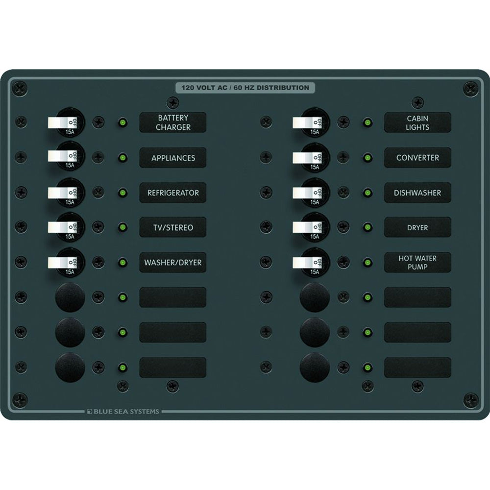 Blue Sea 8461 AC 16 Position [8461] | Electrical Panels by Blue Sea Systems 