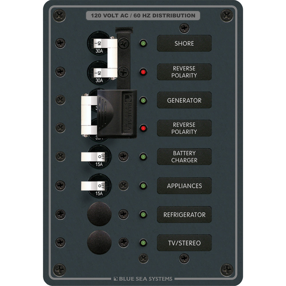 Blue Sea 8467 AC 2 Sources + 4 Positions [8467] | Electrical Panels by Blue Sea Systems 