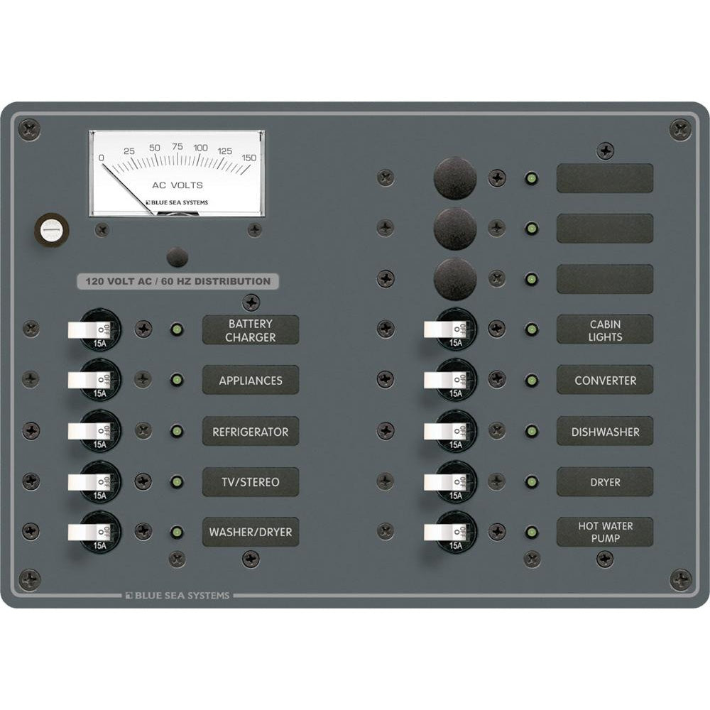 Blue Sea 8479 AC 13 Position - White [8479] | Electrical Panels by Blue Sea Systems 