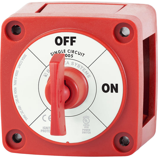 Blue Sea 6005 m-Series (Mini) Battery Switch Single Circuit ON/OFF [6005] | Battery Management by Blue Sea Systems 