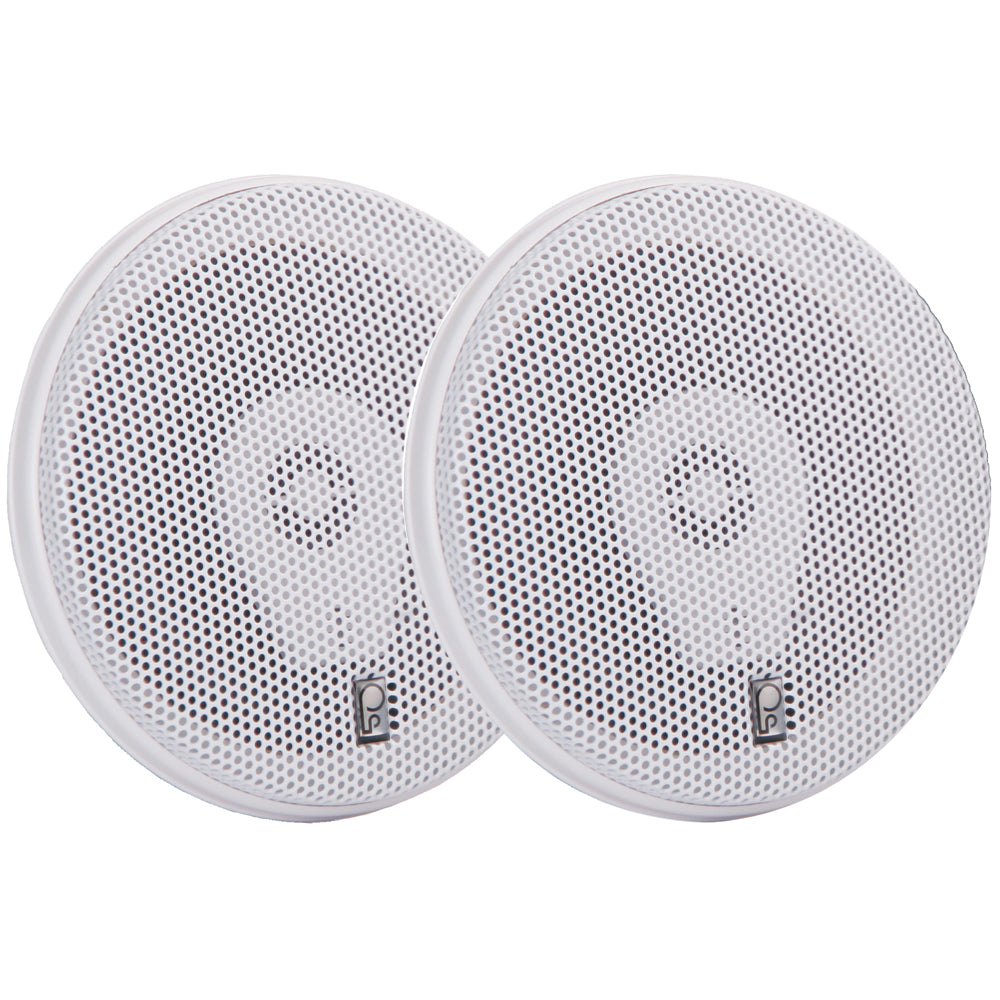 Poly-Planar MA-8506 6" 200 Watt Titanium Series Speakers - White [MA8506W] | Speakers by Poly-Planar 