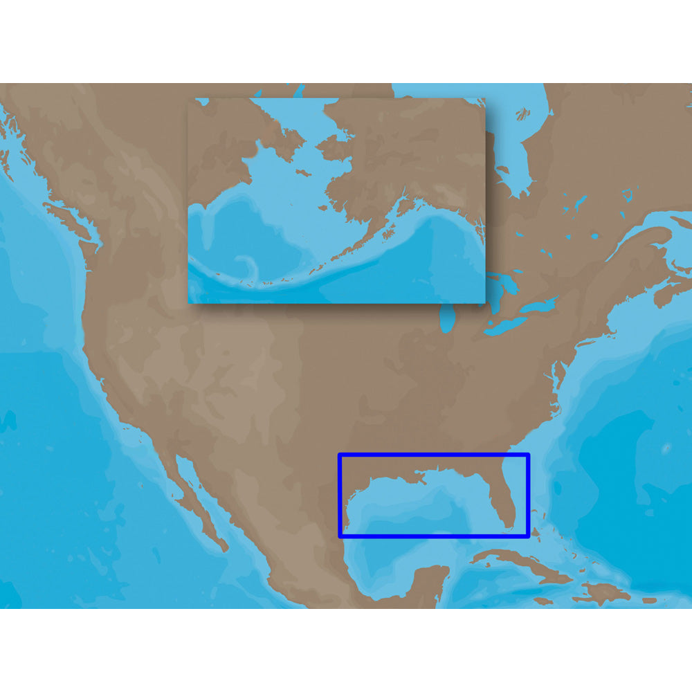 C-MAP MAX NA-M420 - Gulf of Mexico: Bathy - SD Card [NA-M420SDCARD] | C-Map Max by C-MAP 