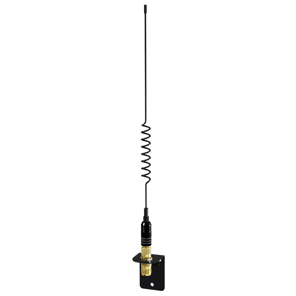 Shakespeare VHF 15in 5216 SS Black Whip Antenna - Bracket Included [5216] | Antennas by Shakespeare 