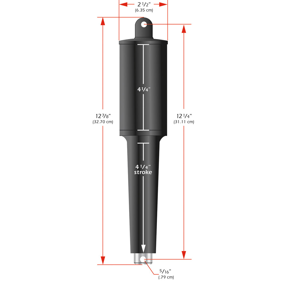 Lenco 102XD Extreme Duty Actuator - 12V - 4-1/4" Stroke [15060-001] | Trim Tab Accessories by Lenco Marine 