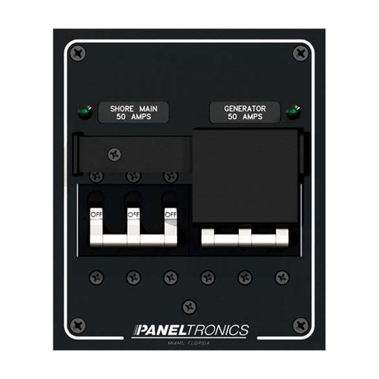 Paneltronics Standard 240VAC Ship To Shore Selector 9972321 [9972321B] | Electrical Panels by Paneltronics 