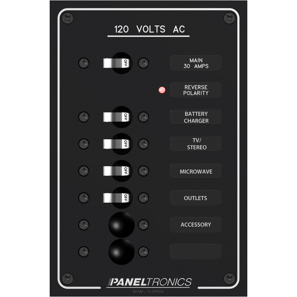 Paneltronics Standard AC 6 Position Breaker Panel & Main [9982305B] | Electrical Panels by Paneltronics 