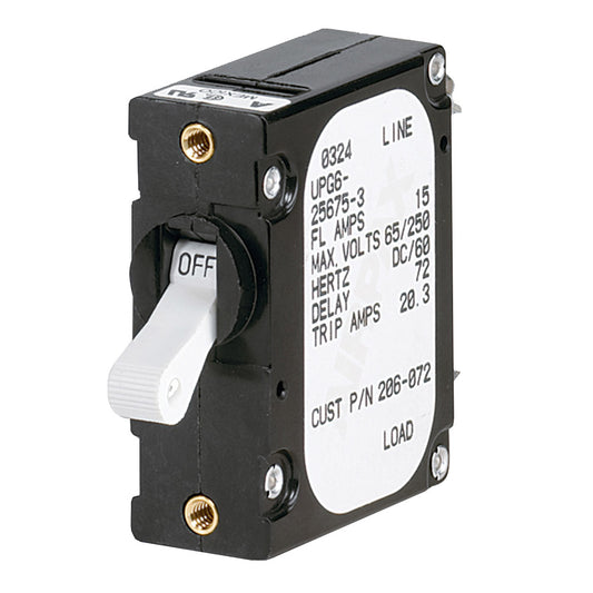 Paneltronics 'A' Frame Magnetic Circuit Breaker - 5 Amps - Single Pole [206-070S] | Circuit Breakers by Paneltronics 