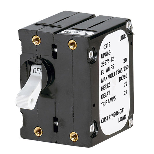 Paneltronics 'A' Frame Magnetic Circuit Breaker - 5 Amps - Double Pole [206-078S] | Circuit Breakers by Paneltronics 