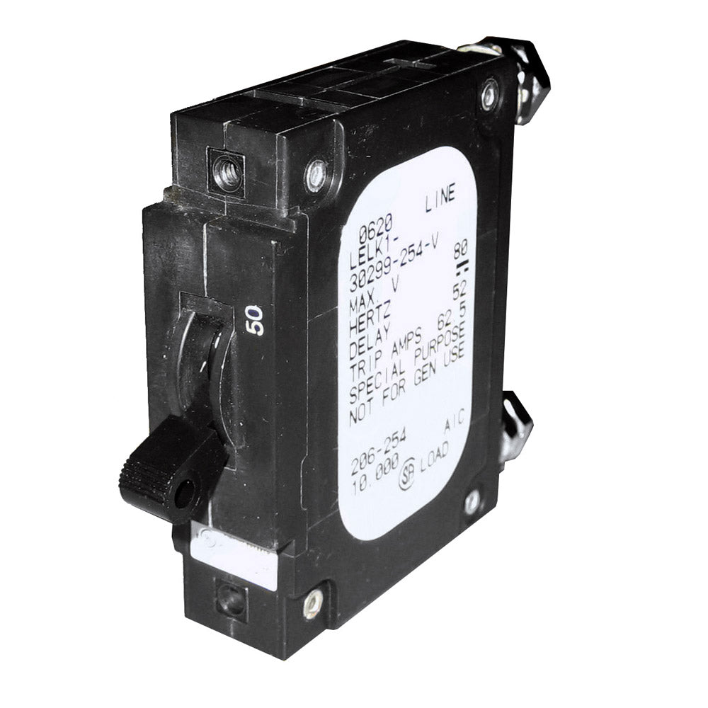 Paneltronics 'C' Frame Magnetic Circuit Breaker - CE - 50 Amp - Single Pole [206-254] | Circuit Breakers by Paneltronics 