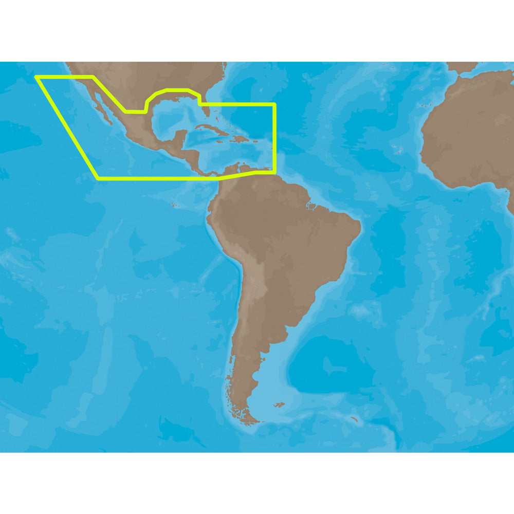 C-MAP MAX NA-M027 - Central America & The Caribbean - C-Card [NA-M027C-CARD] | C-Map Max by C-MAP 