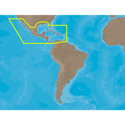 C-MAP MAX NA-M027 - Central America & The Caribbean - C-Card [NA-M027C-CARD] | C-Map Max by C-MAP 