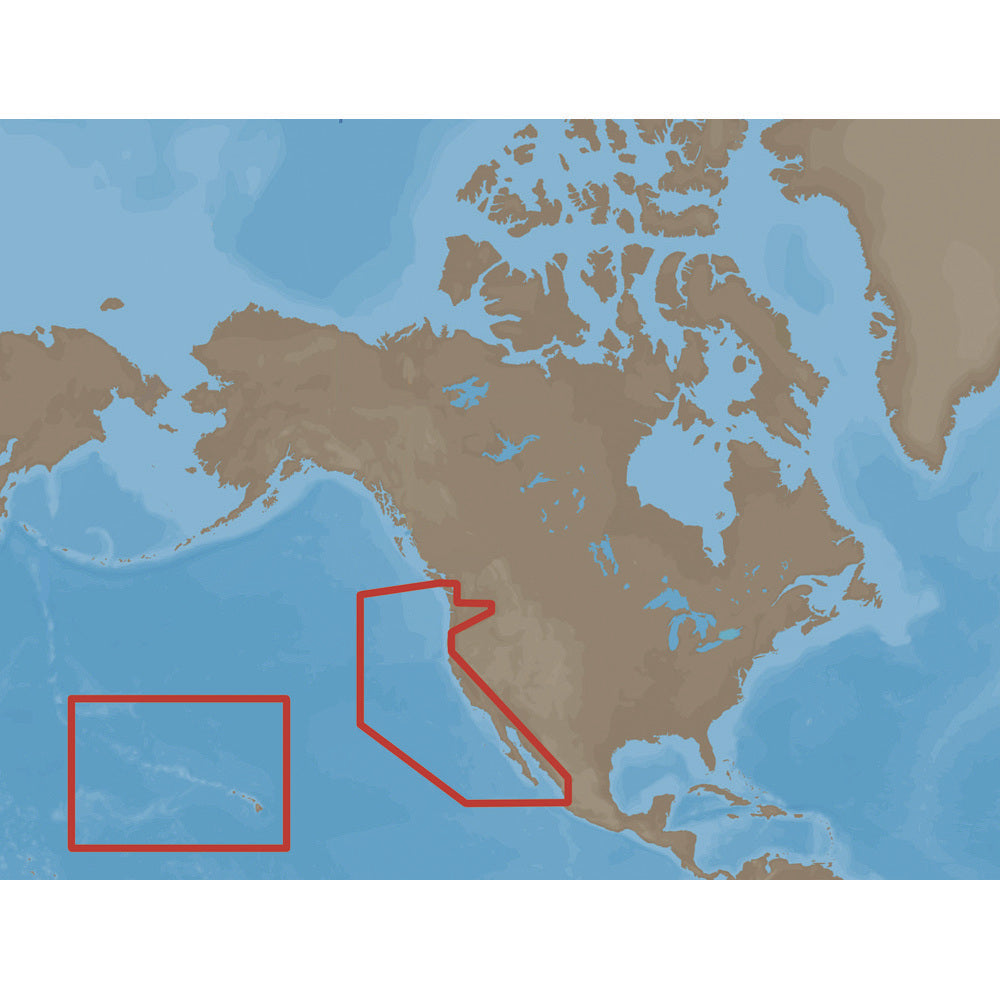 C-MAP MAX NA-M024 - U.S. West Coast & Hawaii - C-Card [NA-M024C-CARD] | C-Map Max by C-MAP 