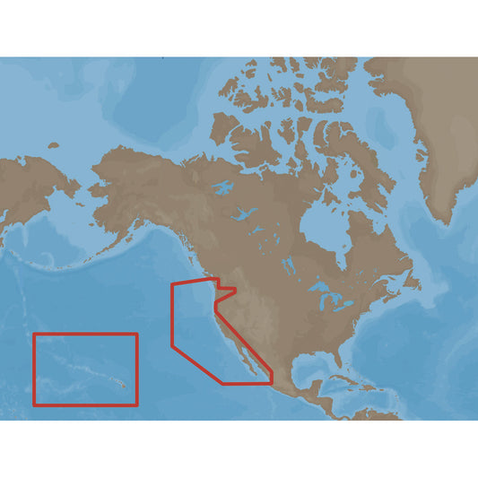 C-MAP MAX NA-M024 - U.S. West Coast & Hawaii - C-Card [NA-M024C-CARD] | C-Map Max by C-MAP 