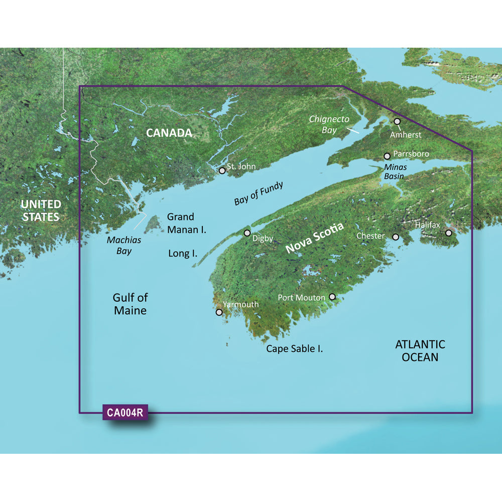 Garmin BlueChart g3 Vision HD - VCA004R - Bay of Fundy - microSD/SD [010-C0690-00] | Garmin BlueChart Vision Foreign by Garmin 