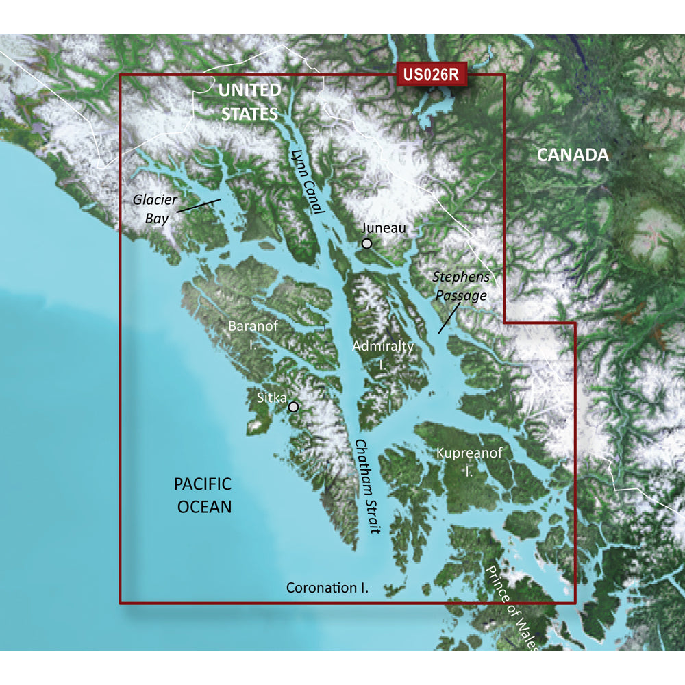 Garmin BlueChart g3 Vision HD - VUS026R - Wrangell/Juneau/Sitka - microSD/SD [010-C0727-00] | Garmin BlueChart Vision by Garmin 