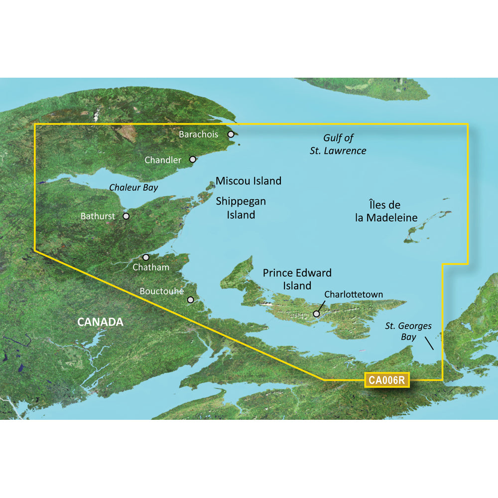 Garmin BlueChart g3 Vision HD - VCA006R - P.E.I. to Chaleur Bay - SD Card [010-C0692-00] | Garmin BlueChart Vision Foreign by Garmin 