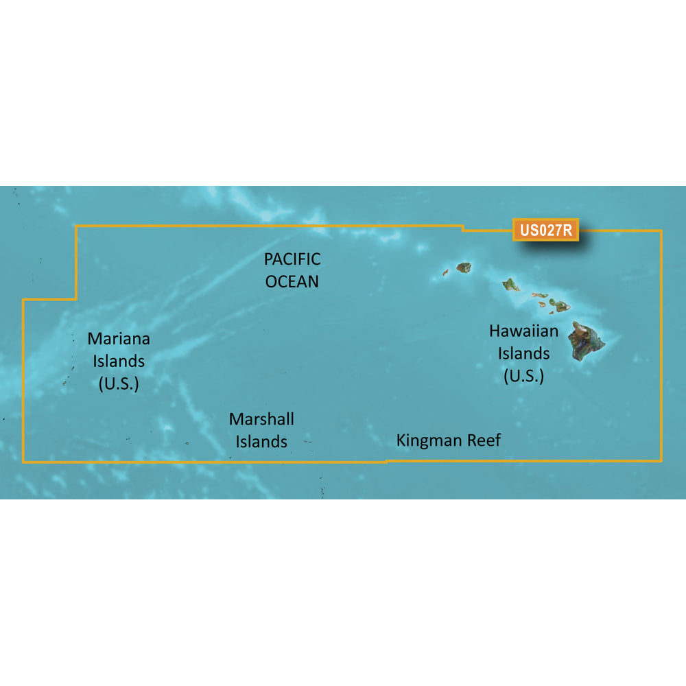 Garmin BlueChart g3 Vision HD - VUS027R - Hawaiian Islands - Mariana Islands - microSD/SD [010-C0728-00] | Garmin BlueChart Vision by Garmin 