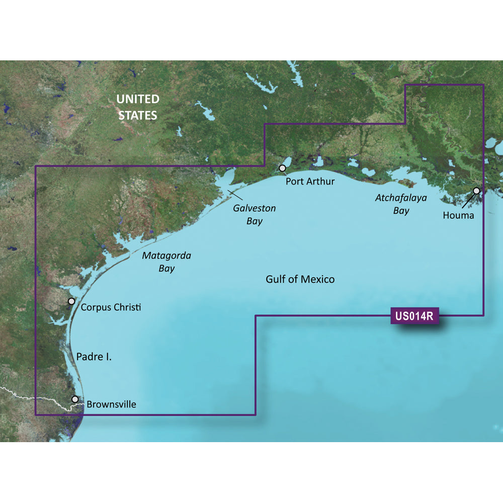 Garmin BlueChart g3 Vision HD - VUS014R - Morgan City to Brownsville - microSD/SD [010-C0715-00] | Garmin BlueChart Vision by Garmin 