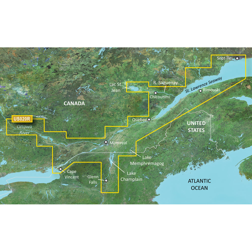 Garmin BlueChart g3 Vision HD - VUS020R - St. Lawrence Seaway - microSD/SD [010-C0721-00] | Garmin BlueChart Vision by Garmin 